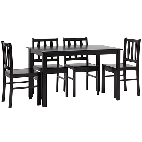 Обеденная группа INGRID, массив гевеи, цвет венге УТ000002074