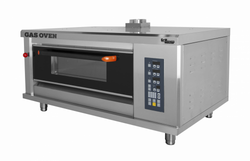 Шкаф пекарский подовый газовый ШЖГ/1 (1388x987x763 мм ,400 С, с пароувлажнением)